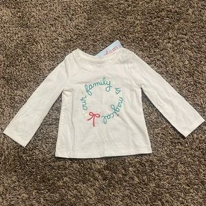 (50) Cat and Jack Christmas Long Sleeve Shirt